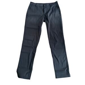 Birddogs Boom Pants Men’s 34x32 Black Built In Liner Stretch Performance Golf